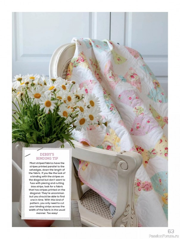 Коллекция проектов для рукодельниц в журнале «Quilters Companion №136 2025»