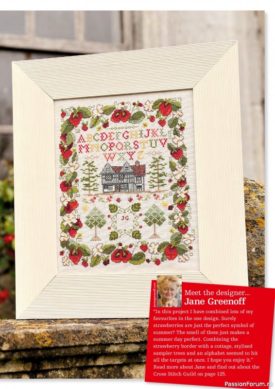 Коллекция вышивки в журнале «Cross Stitch Collection - The Ultimate Alphabets 2026»
