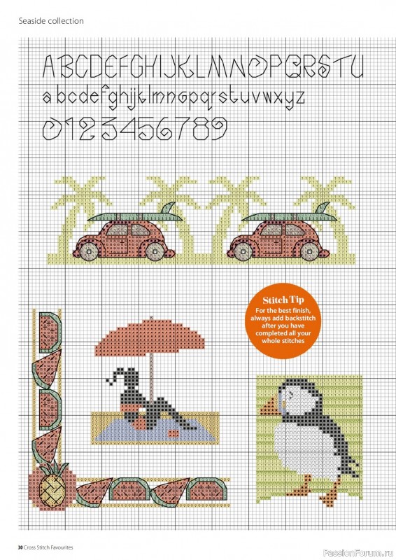 Коллекция вышивки в журнале «Cross Stitch Favourites - Summer 2023»