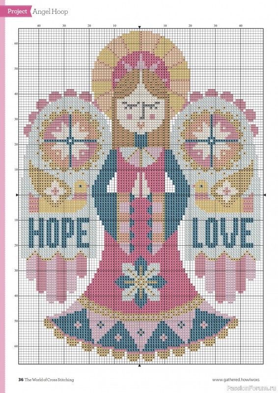 Коллекция вышивки в журнале «The World of Cross Stitching №365 2025»