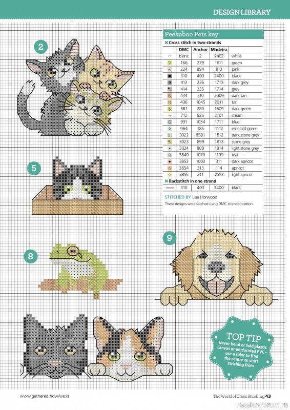 Коллекция вышивки в журнале &laquo;The World of Cross Stitching №371 2026&raquo;