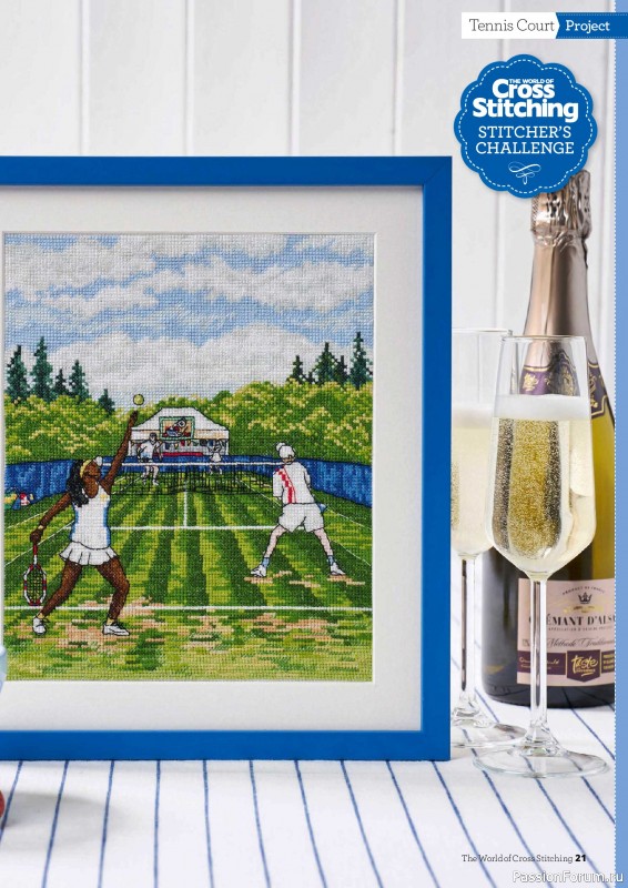 Коллекция вышивки в журнале &laquo;The World of Cross Stitching №372 2026&raquo;