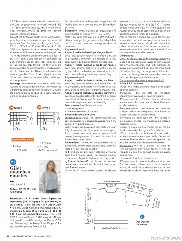 Вязаные модели в журнале &laquo;Fait Main Tricot №59 2026&raquo;
