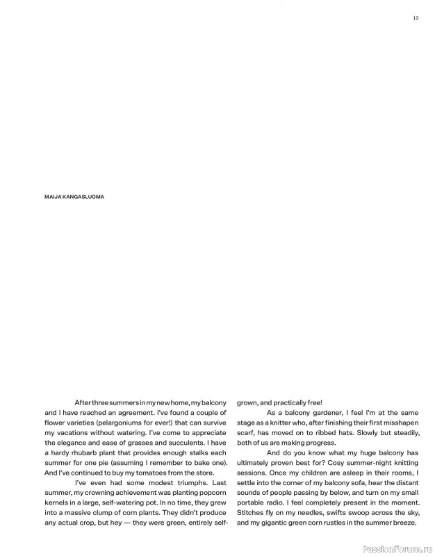 Вязаные модели в журнале «Laine Magazine №24 2025 Spring»