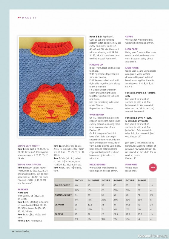 Вязаные проекты крючком в журнале &laquo;Inside Crochet №185 2025&raquo;