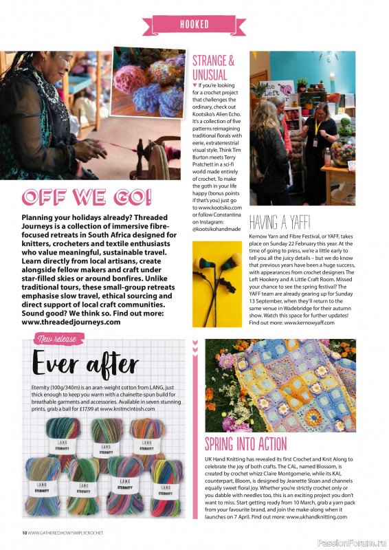 Вязаные проекты крючком в журнале «Simply Crochet №172 2026»