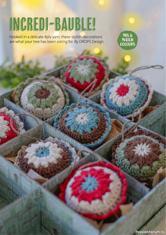 Вязаные проекты крючком в журнале «Your Crochet Christmas - 2025»