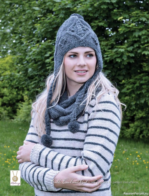Вязаные проекты в журнале «Beanies Shawls & Scarves №7 2025»