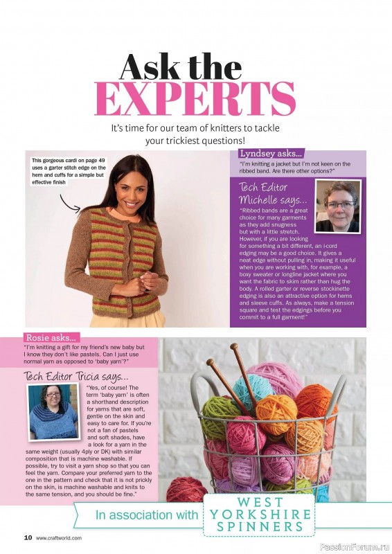 Вязаные проекты в журнале «Knit Now №171 2024»