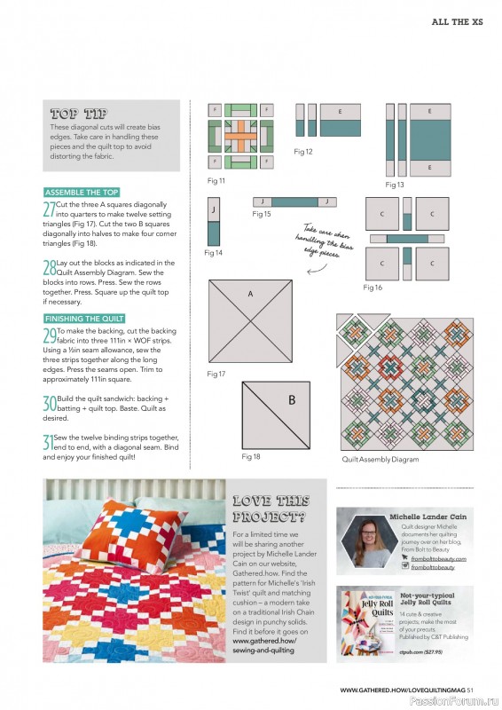 Коллекция проектов для рукодельниц в журнале «Love Patchwork & Quilting №153 2025»