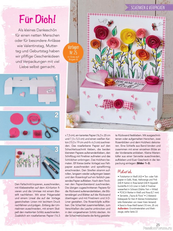 Коллекция проектов для рукодельниц в журнале &laquo;Mein Deko & Bastelspass Sonderheft №61 2026&raquo;