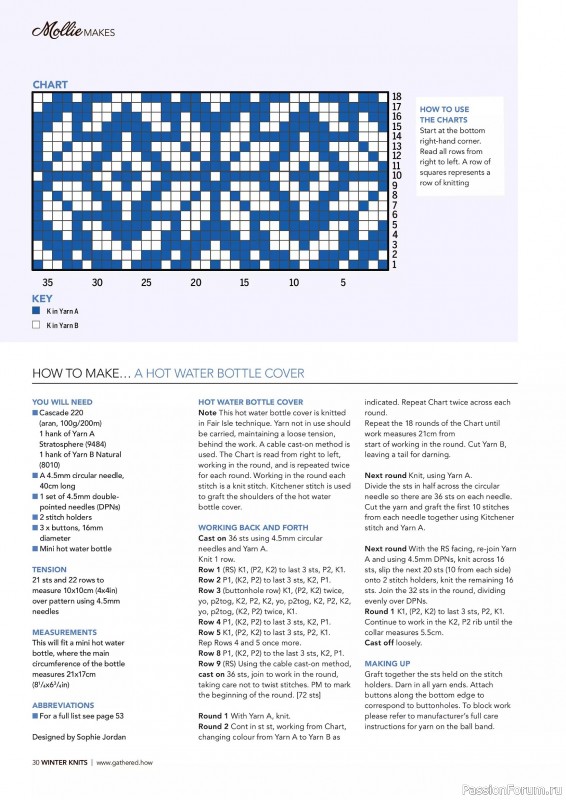 Коллекция проектов для рукодельниц в журнале «Mollie Makes Christmas Crafting – Winter Knits 2025»