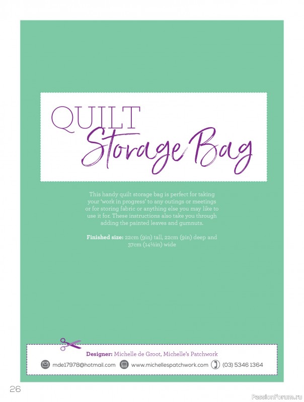 Коллекция проектов для рукодельниц в журнале &laquo;Quilters Companion №138 2026&raquo;