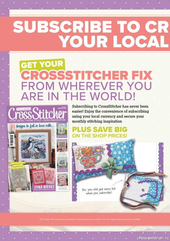 Коллекция вышивки в журнале «CrossStitcher №431 2026»