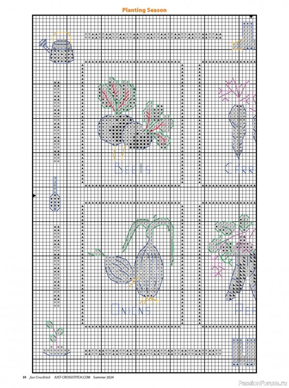 Коллекция вышивки в журнале «Just CrossStitch - Summer 2024»
