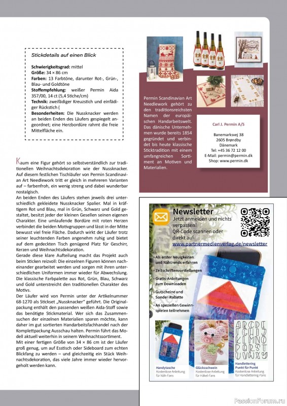 Коллекция вышивки в журнале «Kreuzstich Motive №34 2026»
