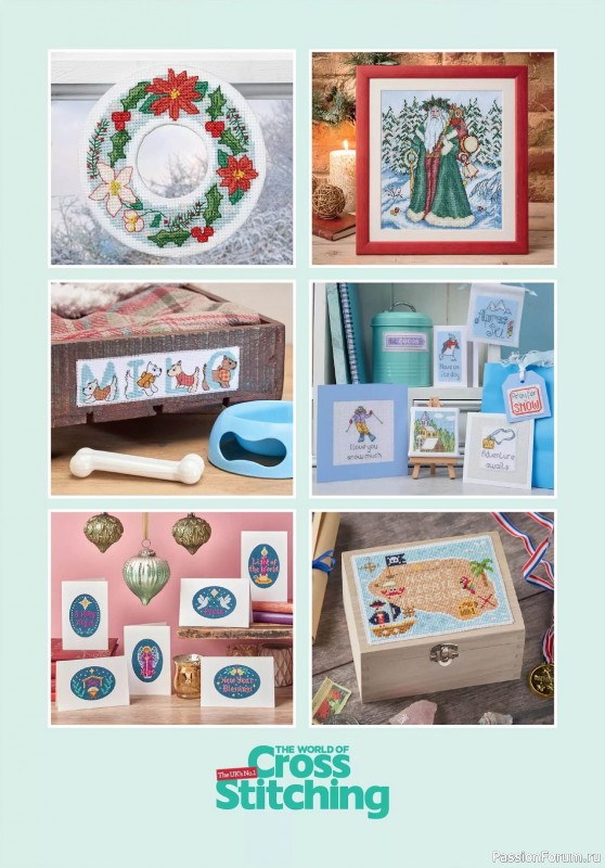 Коллекция вышивки в журнале «The World of Cross Stitching - Special 2023»
