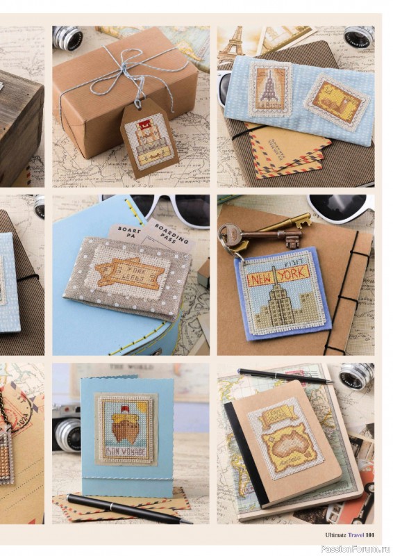 Коллекция вышивки в журнале &laquo;Ultimate Cross Stitch Travel 2026&raquo;