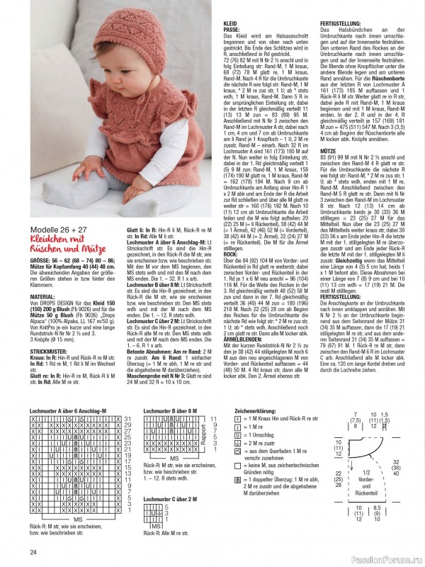 Вязаные модели для детей в журнале «Baby Strick №1 2025»