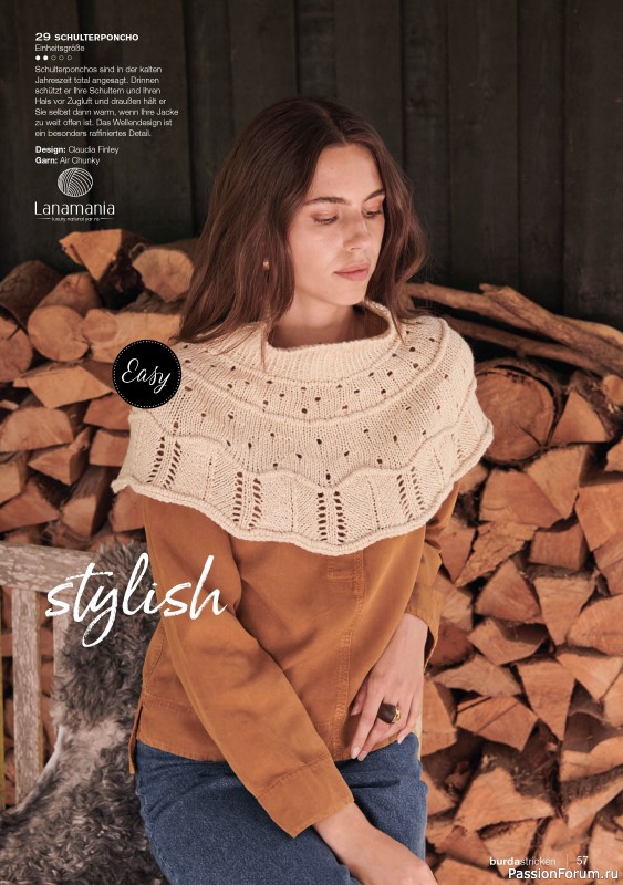 Вязаные модели в журнале «Burda Stricken №6 2022»