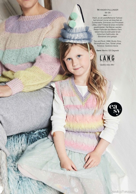 Вязаные модели в журнале «Burda Stricken №6 2023»
