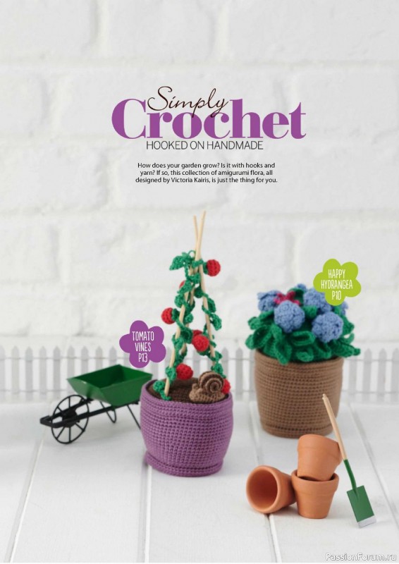 Вязаные проекты крючком в журнале «Simply Crochet №125 2022»