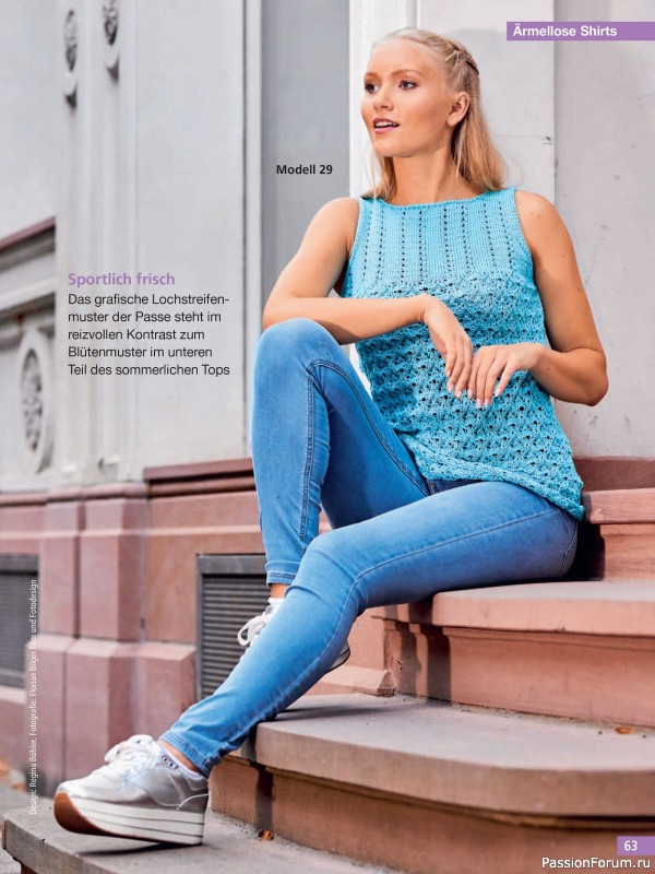 Вязаные проекты спицами в журнале &laquo;Hundert Seiten voller Ideen №2 2026&raquo;