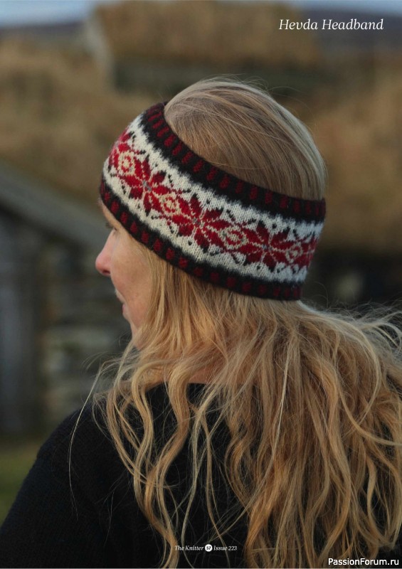 Вязаные проекты спицами в журнале &laquo;The Knitter №223 2025&raquo;