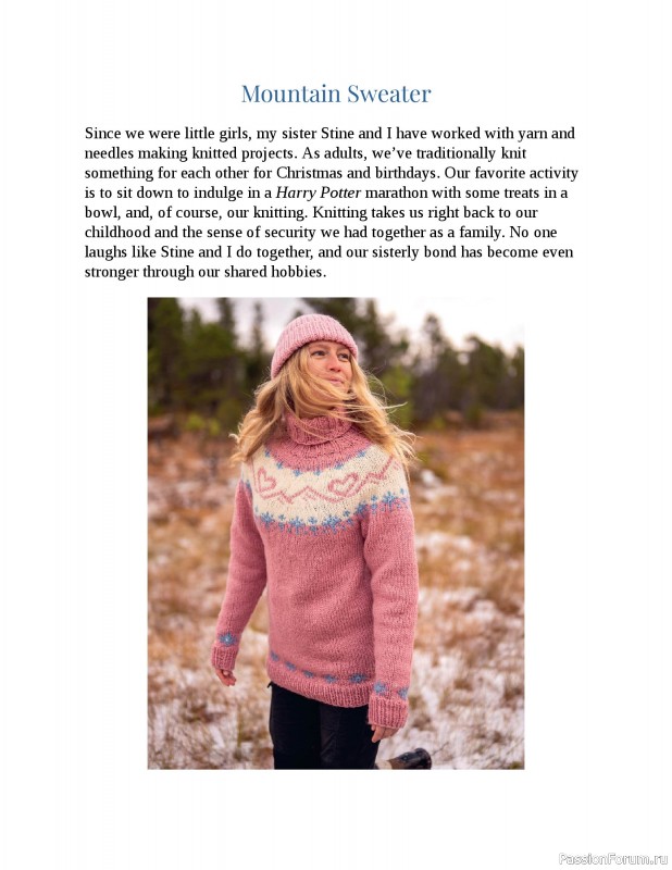 Вязаные проекты в книге «Happy Nordic Knits»