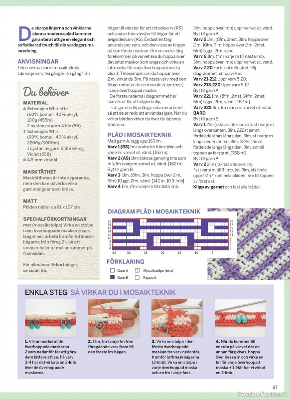 Вязаные проекты в журнале &laquo;Inspirerande handarbete - April 2026&raquo;