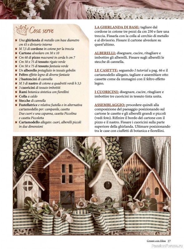Коллекция проектов для рукодельниц в журнале &laquo;Creare Con Elisa №13 2026&raquo;