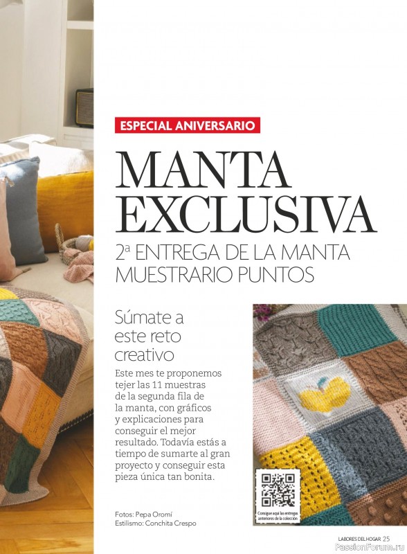 Коллекция проектов для рукодельниц в журнале &laquo;Labores del hogar №796 2026&raquo;