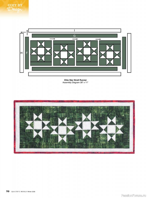 Коллекция проектов для рукодельниц в журнале «Quilter's World - Winter 2026»