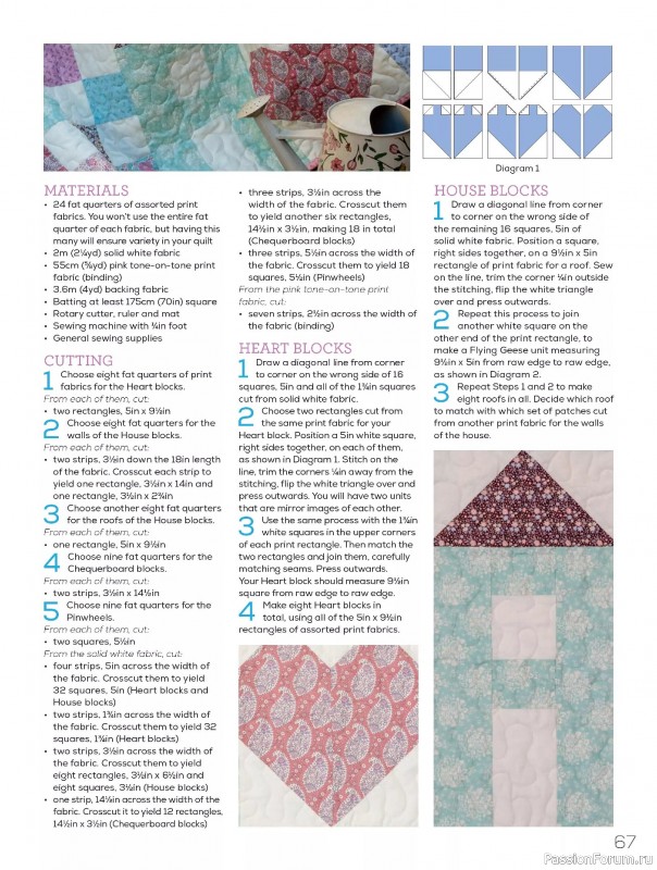 Коллекция проектов для рукодельниц в журнале «Quilters Companion №134 2025»