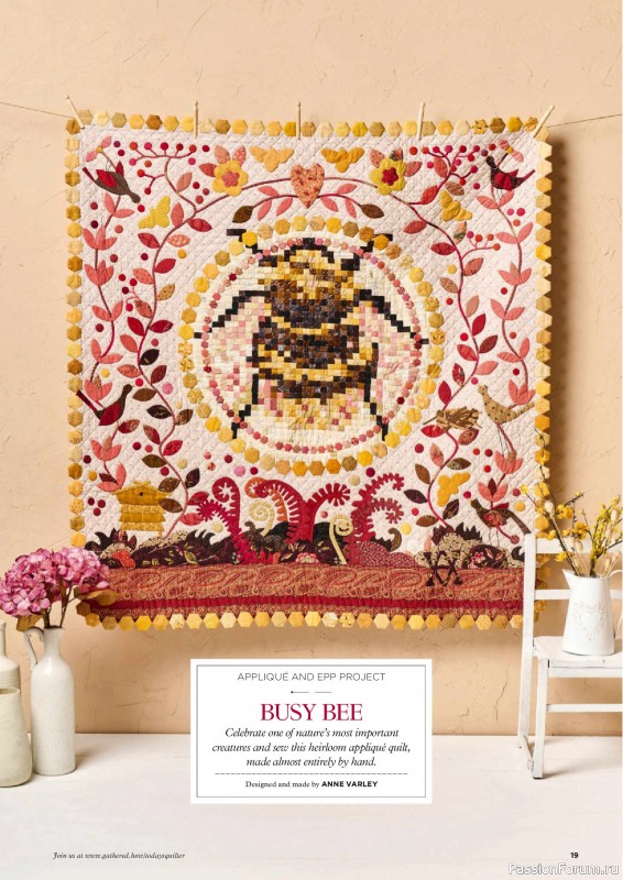 Коллекция проектов для рукодельниц в журнале «Todays Quilter №130 2025»
