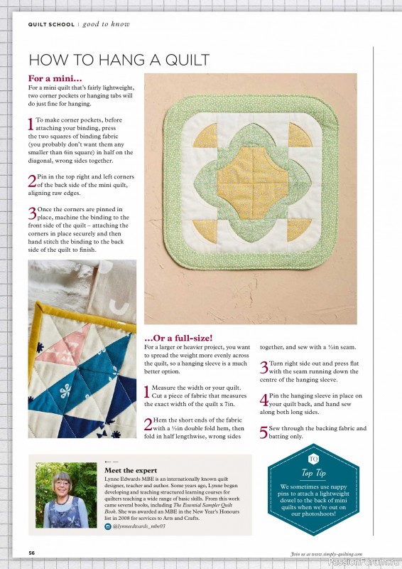 Коллекция проектов для рукодельниц в журнале &laquo;Todays Quilter №143 2026&raquo;