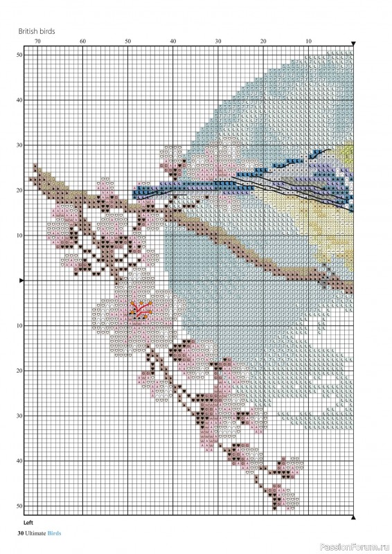 Коллекция вышивки в журнале «Cross Stitch Birds - March 2025»
