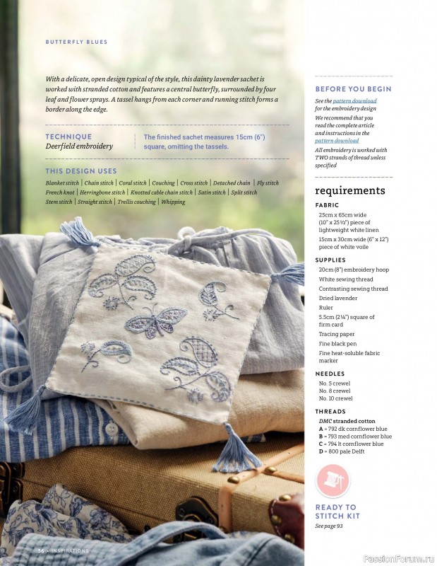 Коллекция вышивки в журнале &laquo;Inspirations №130 2026&raquo;