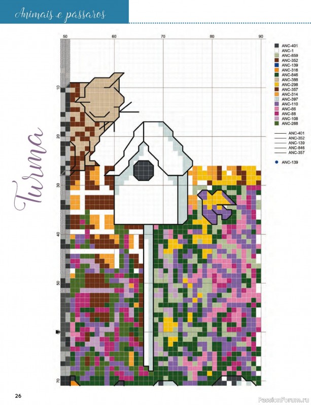 Коллекция вышивки в журнале «Mega Artesanato Ed.106 Ponto Cruz»