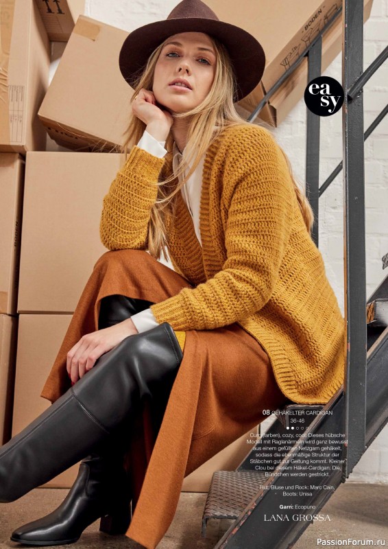 Вязаные модели в журнале «Burda Stricken №4 2024»