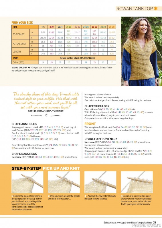 Вязаные проекты крючком в журнале «Simply Knitting №268 2025»