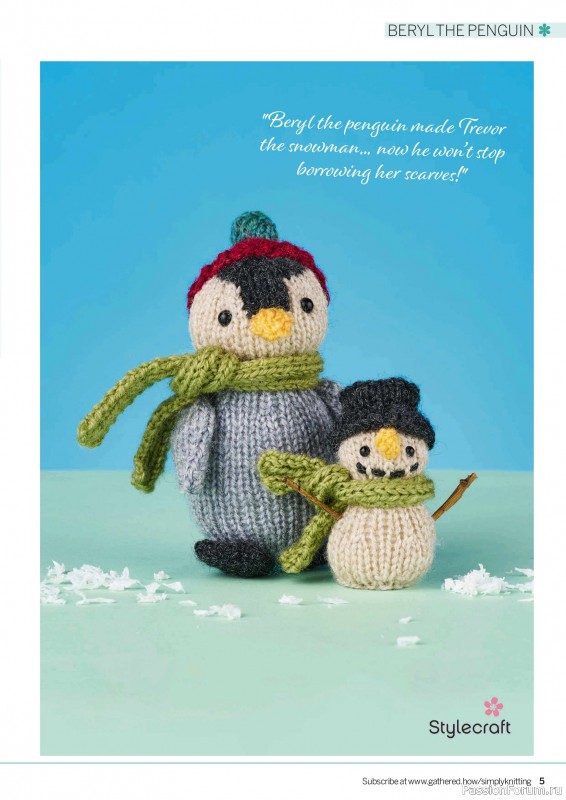 Вязаные проекты крючком в журнале «Simply Knitting №270 2025»