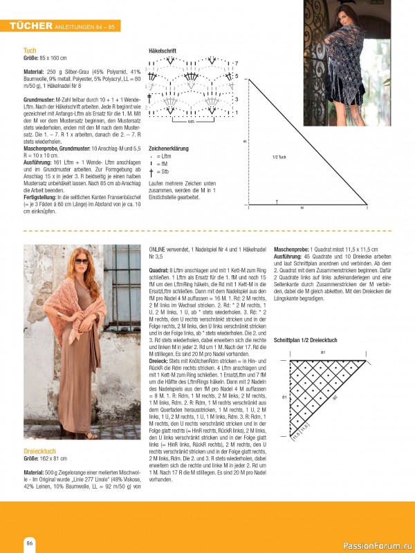 Вязаные проекты спицами в журнале «Hundert Seiten voller Ideen №4 2025»