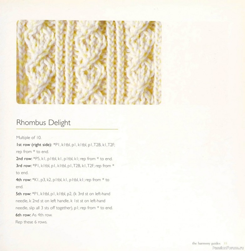 Вязаные проекты в книге &laquo;Cables & Aran Stitches-250 to Knit&raquo;