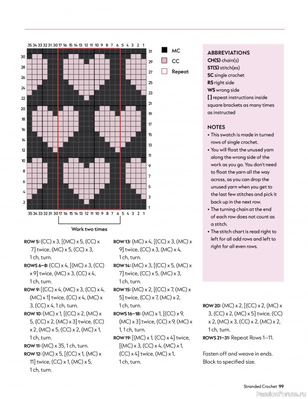 Вязаные проекты в книге «Modern Guide to Colorwork Crochet».