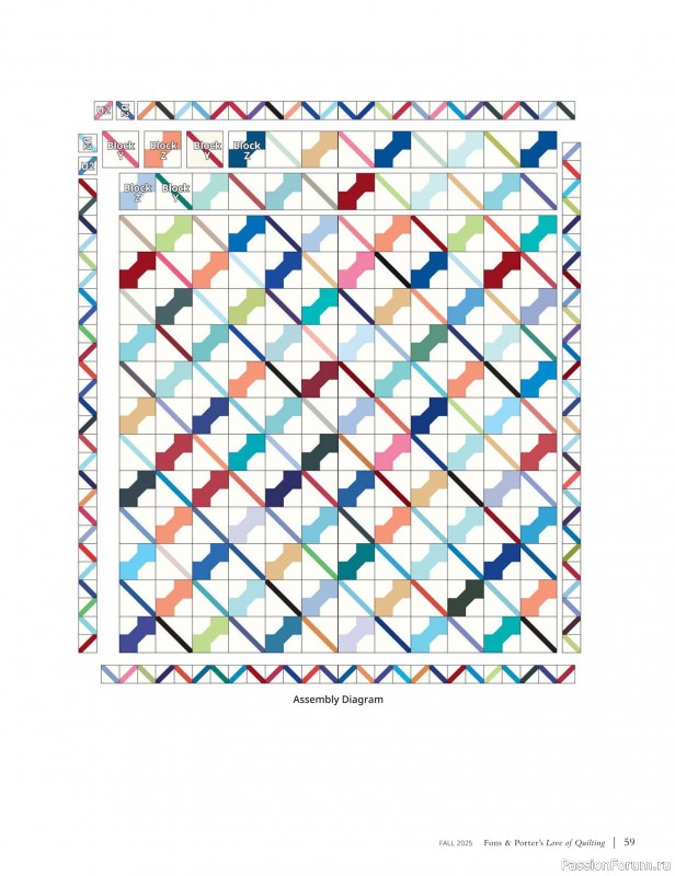 Коллекция проектов для рукодельниц в журнале «Fons & Porter’s Love Of Quilting - Fall 2025»