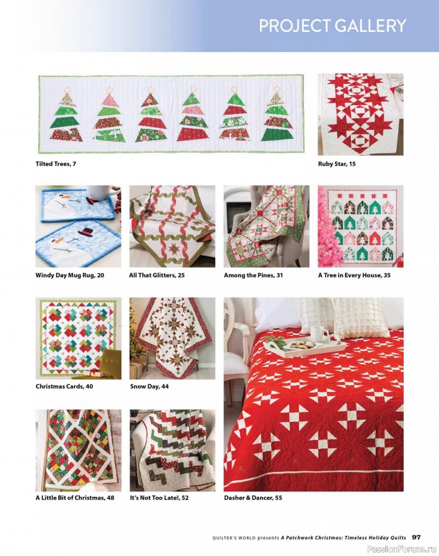 Коллекция проектов для рукодельниц в журнале «Quilter's World Special Edition - Christmas 2025»