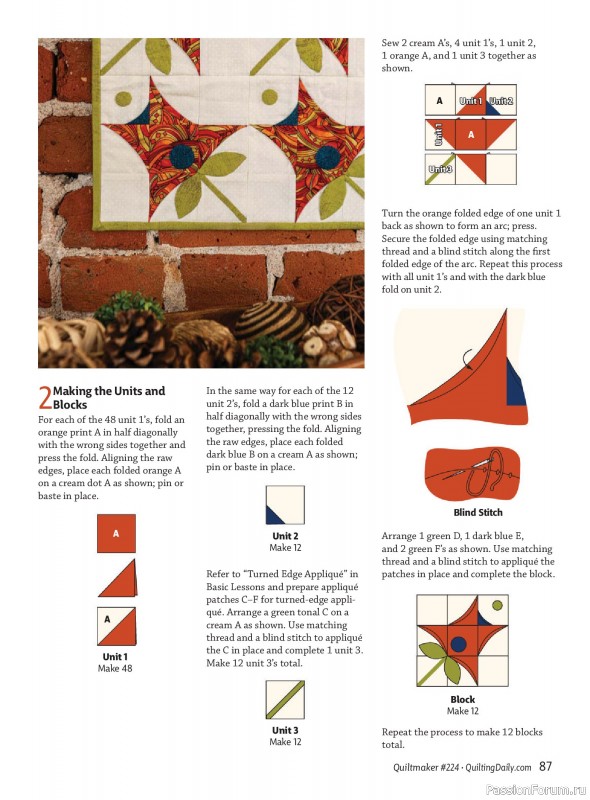 Коллекция проектов для рукодельниц в журнале «Quiltmaker №224 2026»
