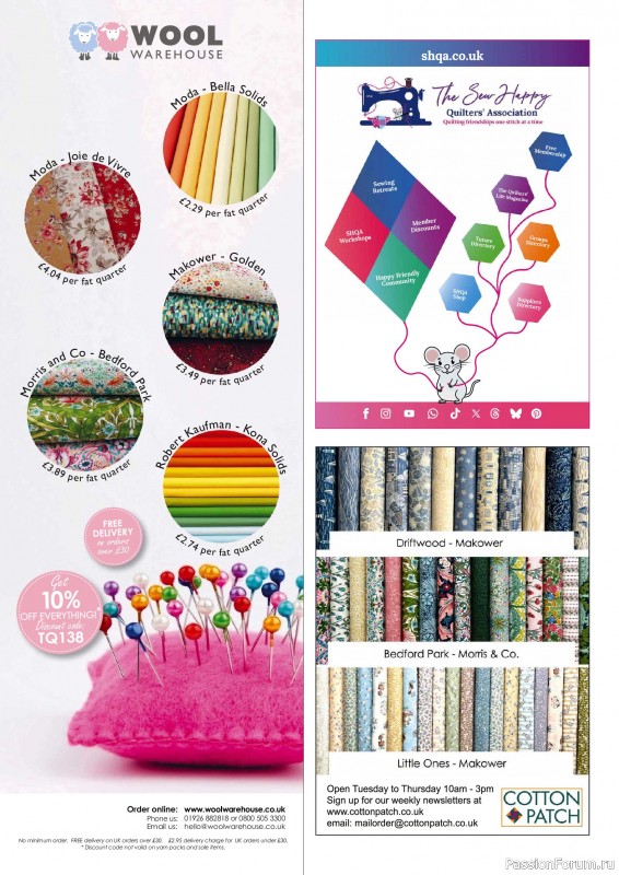 Коллекция проектов для рукодельниц в журнале &laquo;Todays Quilter №138 2026&raquo;