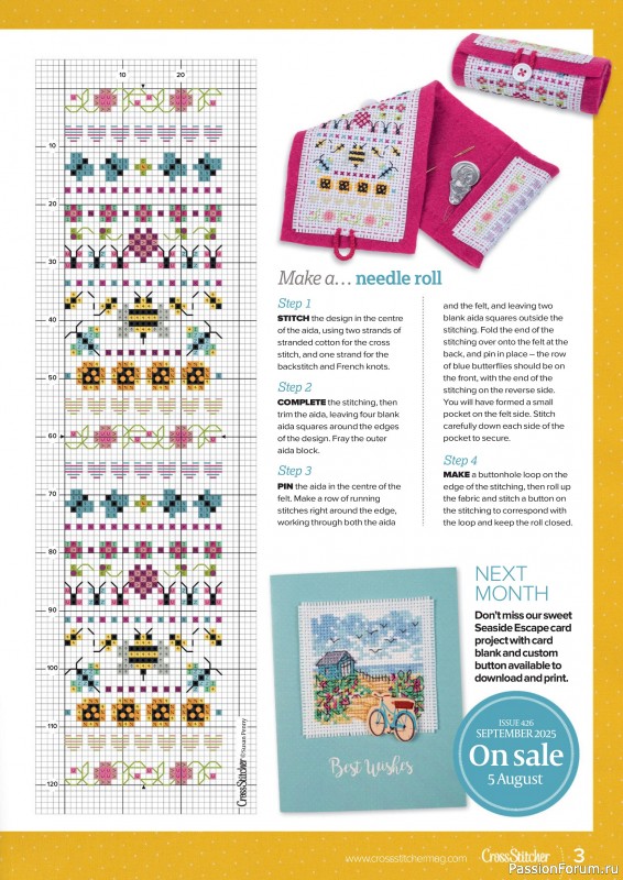 Коллекция вышивки в журнале «CrossStitcher №425 2025»